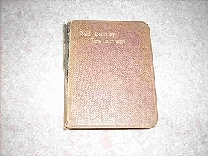 The Red Letter New Testament - Authorised Version showing Our Lord's Words in Red