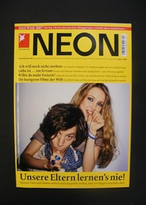 Neon Magazin Heft Januar 08 - Unsere Eltern lernen es nie u.a.