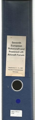 SEVENTH EUROPEAN ROTORCRAFT AND POWERED LIFT AIRCRAFT FORUM - Volume 2