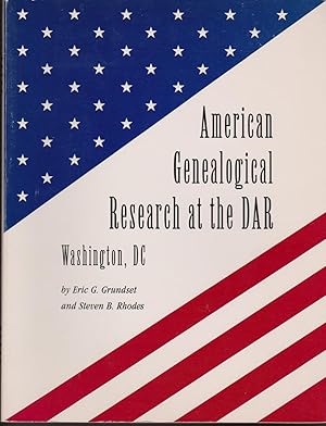 Seller image for American Genealogical Research at the DAR Washington, DC for sale by Black Sheep Books