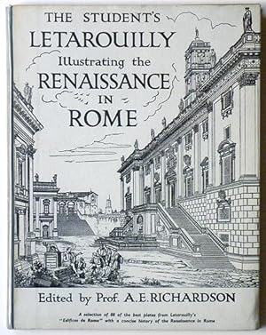 LA RENAISSANCE A ROME Edition abrégée de l'oeuvre de Letarouilly - THE STUDENT'S LETAROUILLY illu...