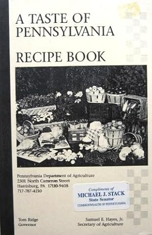 Immagine del venditore per A Taste of Pennsylvania Recipe Book venduto da 20th Century Lost & Found