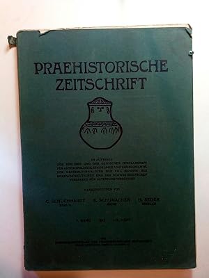 Imagen del vendedor de Praehistorische Zeitschrift. Im Auftrage der Berliner und der Deutschen Gesellschaft fr Anthropologie, Ethnologie und Urgeschichte u.a. V. Band (1913) 1/2. Heft. 1913 a la venta por ANTIQUARIAT Franke BRUDDENBOOKS