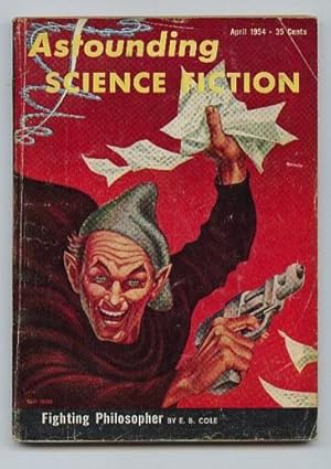 Seller image for Astounding Science Fiction April 1954 Vol. 53, # 2- Fighting Philosopher, Rite of Passage, The Thousandth Year, Marshmallow World, Age of Retirement, Washday Minus Zero, To Build a Robot Brain for sale by Nessa Books