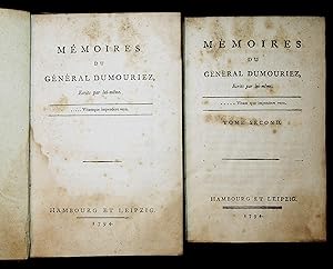 Image du vendeur pour MEMOIRES du GENERAL DUMOURIEZ Ecrits par lui-meme (2 vols) mis en vente par Quiet Friends  IOBA