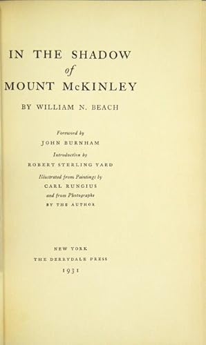 Immagine del venditore per In the shadow of Mount McKinley . Foreword by John Burnham venduto da Rulon-Miller Books (ABAA / ILAB)