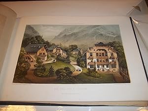 Imagen del vendedor de LES PYRENEES MONUMENTALES ET PITTORESQUES. Dessines d'aprs nature et lithographies par Gorse. 1re partie : LUCHON ET SES ENVIRONS . Pavillon de la Buvette (Titre lithographi en couleurs). a la venta por Librairie Guimard