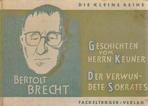 Imagen del vendedor de Geschichten Vom Herrn Keuner: Der Verwundete Sokrates a la venta por Sutton Books