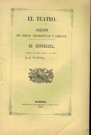 Seller image for EL HIPCRITA. Comedia de Molire for sale by Librera Torren de Rueda