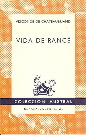 Seller image for VIDA DE RANCE for sale by Libreria 7 Soles
