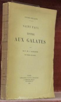 Bild des Verkufers fr Saint Paul, Eptre aux Galates. Etudes bibliques. zum Verkauf von Bouquinerie du Varis