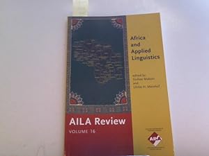 Image du vendeur pour Achtung: Preis und Gewicht pro Buch! Africa and applied linguistics. 2003 >AILA Review Volume 16AILA Review Volume 20< mis en vente par ABC Versand e.K.