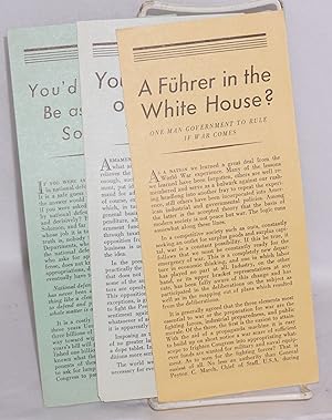 Imagen del vendedor de [Set of three pamphlets] a la venta por Bolerium Books Inc.