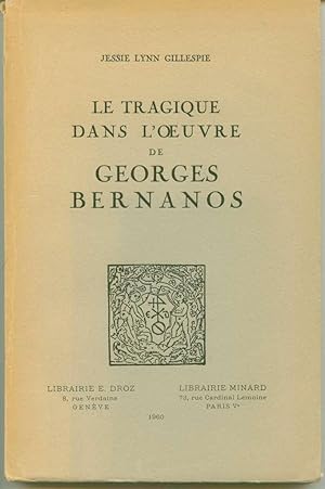 Le tragique dans l'oeuvre de Georges Bernanos