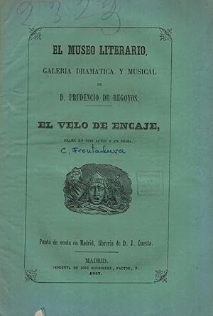 Seller image for EL VELO DE ENCAJE. Drama for sale by Librera Torren de Rueda