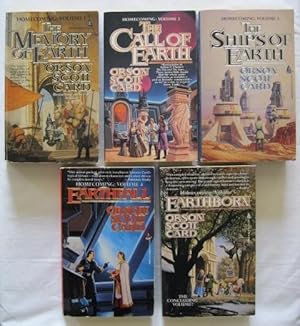 Seller image for HOMECOMING SAGA. VOLUME 1. MEMORY OF EARTH. VOLUME 2. THE CALL OF EARTH. VOLUME 3. THE SHIPS OF EARTH. VOLUME 4. EARTHFALL. VOLUME 5. EARTHBORN. 5 VOLUME SET. for sale by Capricorn Books