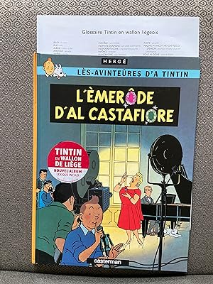 Image du vendeur pour Tintin Book in Walloon of Lige (Belgium) : L'Emerode D'Al Castafiore (The Castafiore Emerald) Tintin Foreign Languages- Langues trangres mis en vente par CKR Inc.