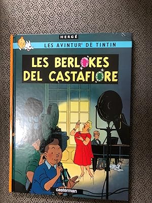 Tintin Book in Walloon of Nivelles (Aclot) (Belgium)- Stamped, Numbered 1st Edition: Les Berlokes...