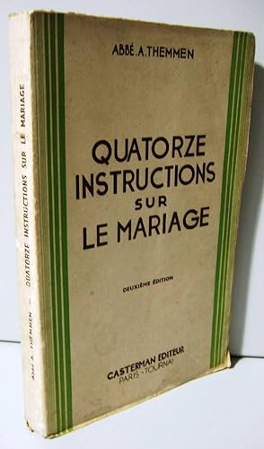 Quatorze instructions sur le mariage