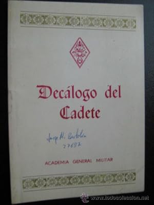 Seller image for DECLOGO DEL CADETE for sale by Librera Maestro Gozalbo