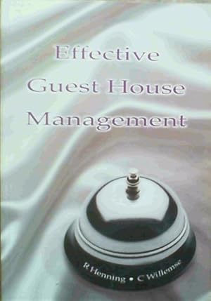 Bild des Verkufers fr Effective Guest House Management zum Verkauf von Chapter 1