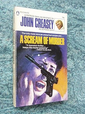 Seller image for A SCREAM OF MURDER for sale by Ron Weld Books