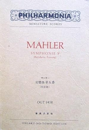 Seller image for Mahler Symphonie V (Revidierte Fassung) for sale by 20th Century Lost & Found