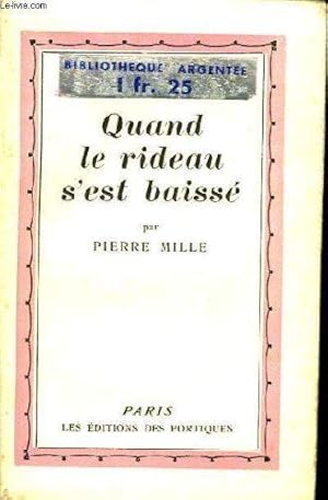 Imagen del vendedor de Quand le rideau s'est baiss. a la venta por JLG_livres anciens et modernes