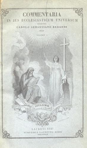 Bild des Verkufers fr COMMENTARIA IN JUS ECCLESIASTICUM UNIVERSUM. 1847-1850. zum Verkauf von studio bibliografico pera s.a.s.