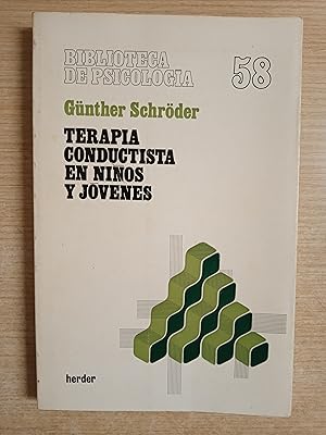 Seller image for Terapia conductista en nios y jovenes for sale by Gibbon Libreria