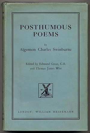 Bild des Verkufers fr Posthumous Poems zum Verkauf von Between the Covers-Rare Books, Inc. ABAA