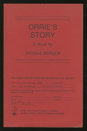 Imagen del vendedor de Orrie's Story a la venta por Between the Covers-Rare Books, Inc. ABAA
