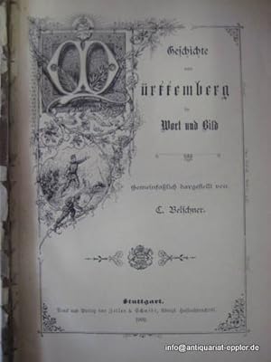 Geschichte von Württemberg in Wort und Bild. Gemeinfaßlich dargestellt