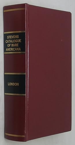 Rare Americana : a catalogue of historical and geographical books, pamphlets & manuscripts relati...