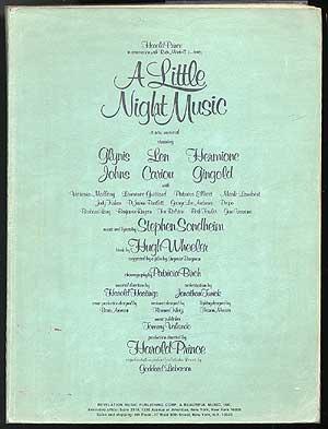 Seller image for A Little Night Music: Vocal Score for sale by Between the Covers-Rare Books, Inc. ABAA