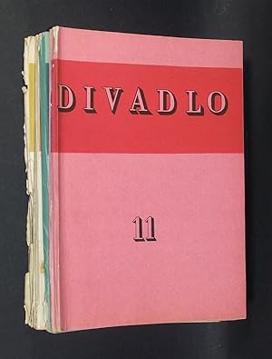 Divadlo. 8 Hefte aus 3 Jahrgängen: Jahrgang 1951: Rosnik 2, Lipostadt, Nr. 9; Rocnik 2, Prosinec,...