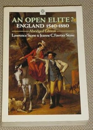 An Open Elite?: England, 1540-1880