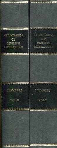 Bild des Verkufers fr Cyclopedia of English Literature. 2 Vols. zum Verkauf von Antiquariat am Flughafen