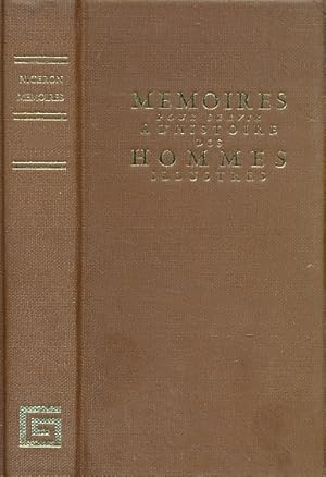 Bild des Verkufers fr Memoires pour servir a l'Histoire des Hommes Illustres dans la Republique des Lettres avec un Catalogue Raisonne de leurs Ouvrages. Volume XXXI zum Verkauf von Barter Books Ltd