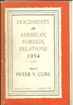 Seller image for Documents on American Foreign Relations: 1954 for sale by Works on Paper