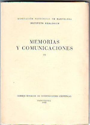 MEMORIAS Y COMUNICACIONES. TOMO IX: VALOR DE LAS PISTAS , EN MEDIOS ORIGINALES O DE ARENA, O FANG...