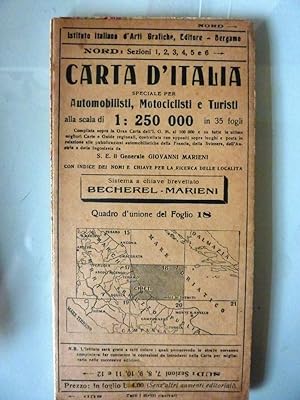 "Istituto Italiano di Arti Grafiche Editore, Bergamo - CARTA D'ITALIA SPECIALE PER AUTOMOBILISTI,...