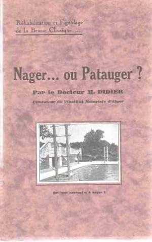 Nager. ou patauger