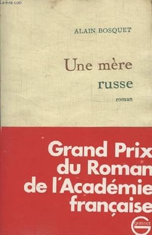 Seller image for UNE MERE RUSSE. for sale by Le-Livre