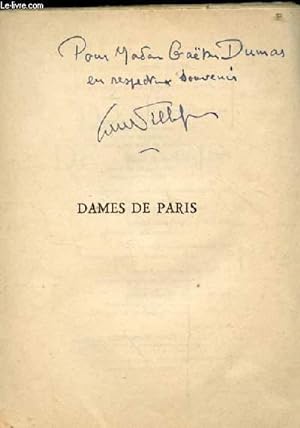 Image du vendeur pour DAMES DE PARIS mis en vente par Le-Livre