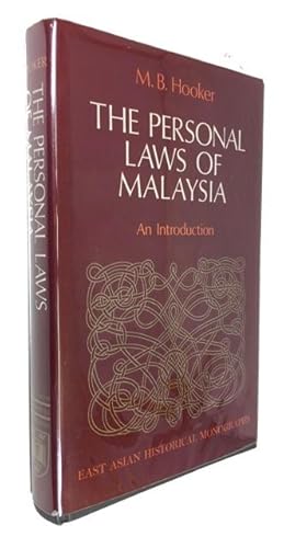 The Personal Laws of Malaysia; An Introduction