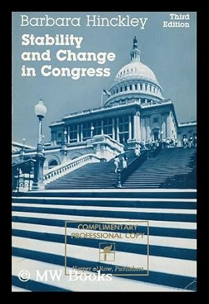 Seller image for Stability and Change in Congress for sale by MW Books