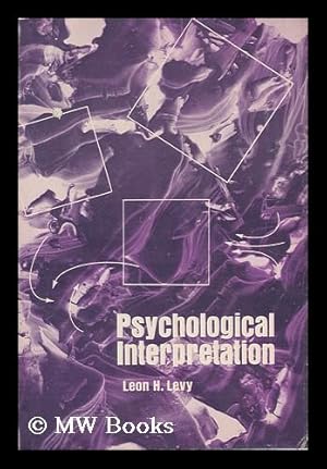 Imagen del vendedor de Psychological Interpretation a la venta por MW Books