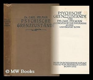 Image du vendeur pour Psychische Grenzzustande mis en vente par MW Books