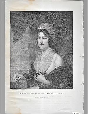 Seller image for Gilbert Stuart's Portraits Of Women: Mrs. William Rawle (Sarah Coates Burge) for sale by Legacy Books II